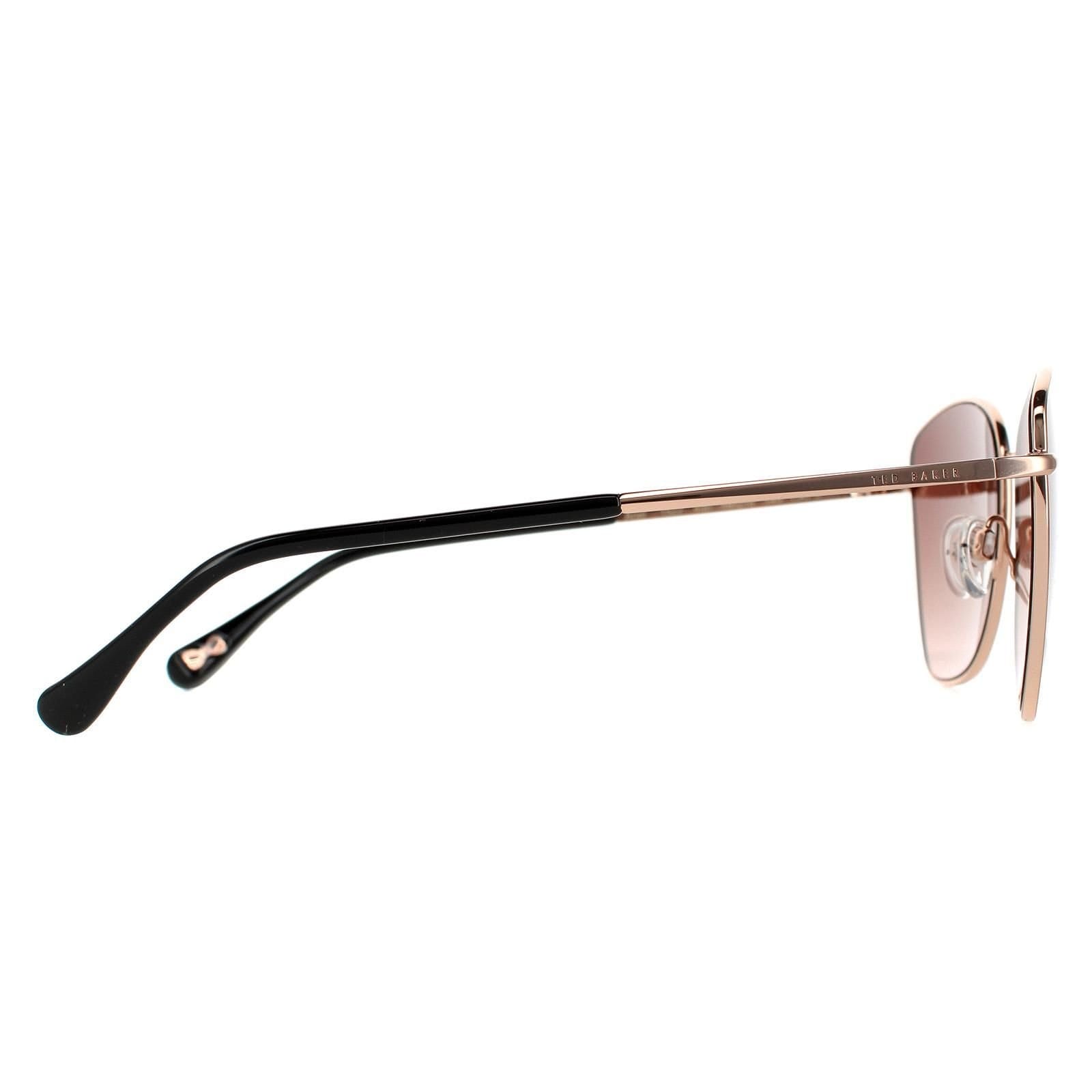 Ted Baker Ted Baker Women's Fashion Rose Gold Brown Gradient Sunglasses - 4