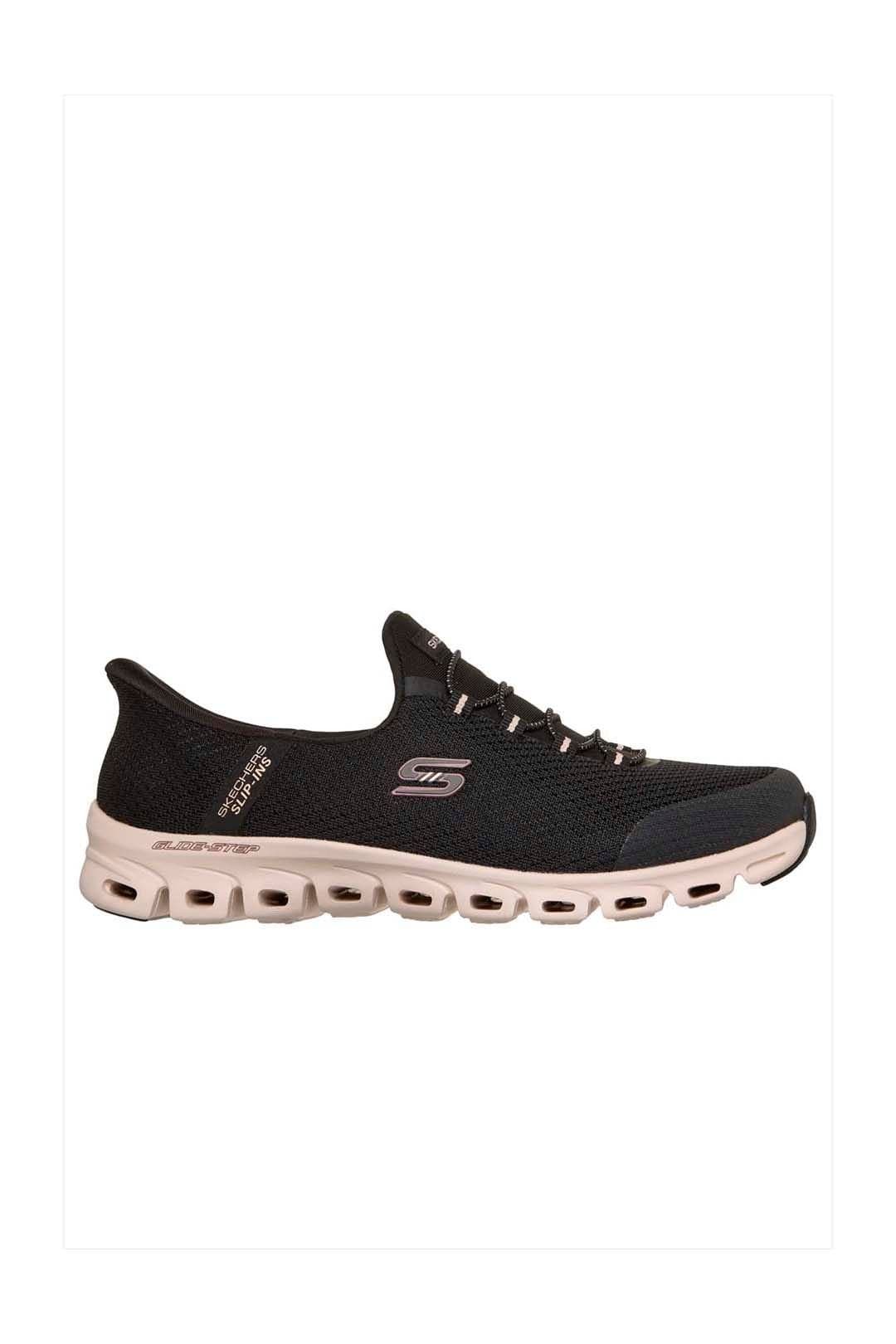 Skechers Skechers Women's Glide-Step Mesh Bungee Slip-Ins Trainers Black