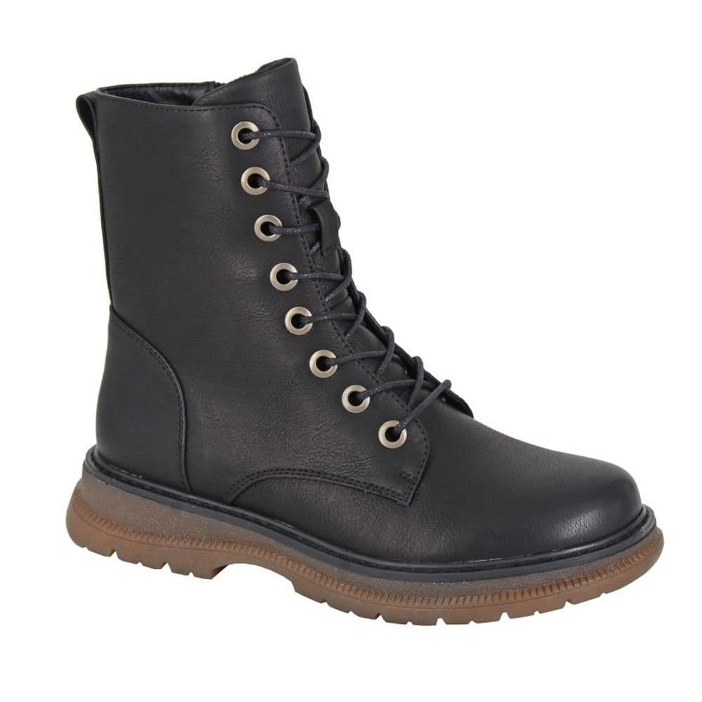Cipriata Cipriata Women's Annetta Matte PU Boots in Black