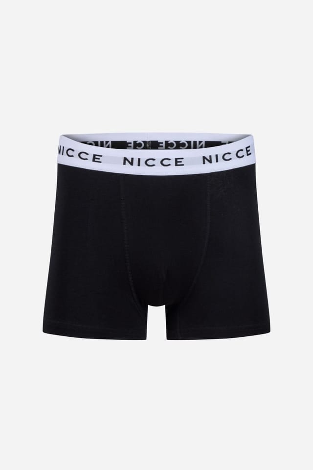 Nicce Nicce Men's 7-Pack Cotton Rich Boxer Briefs with Logo Waistband in Black - 2