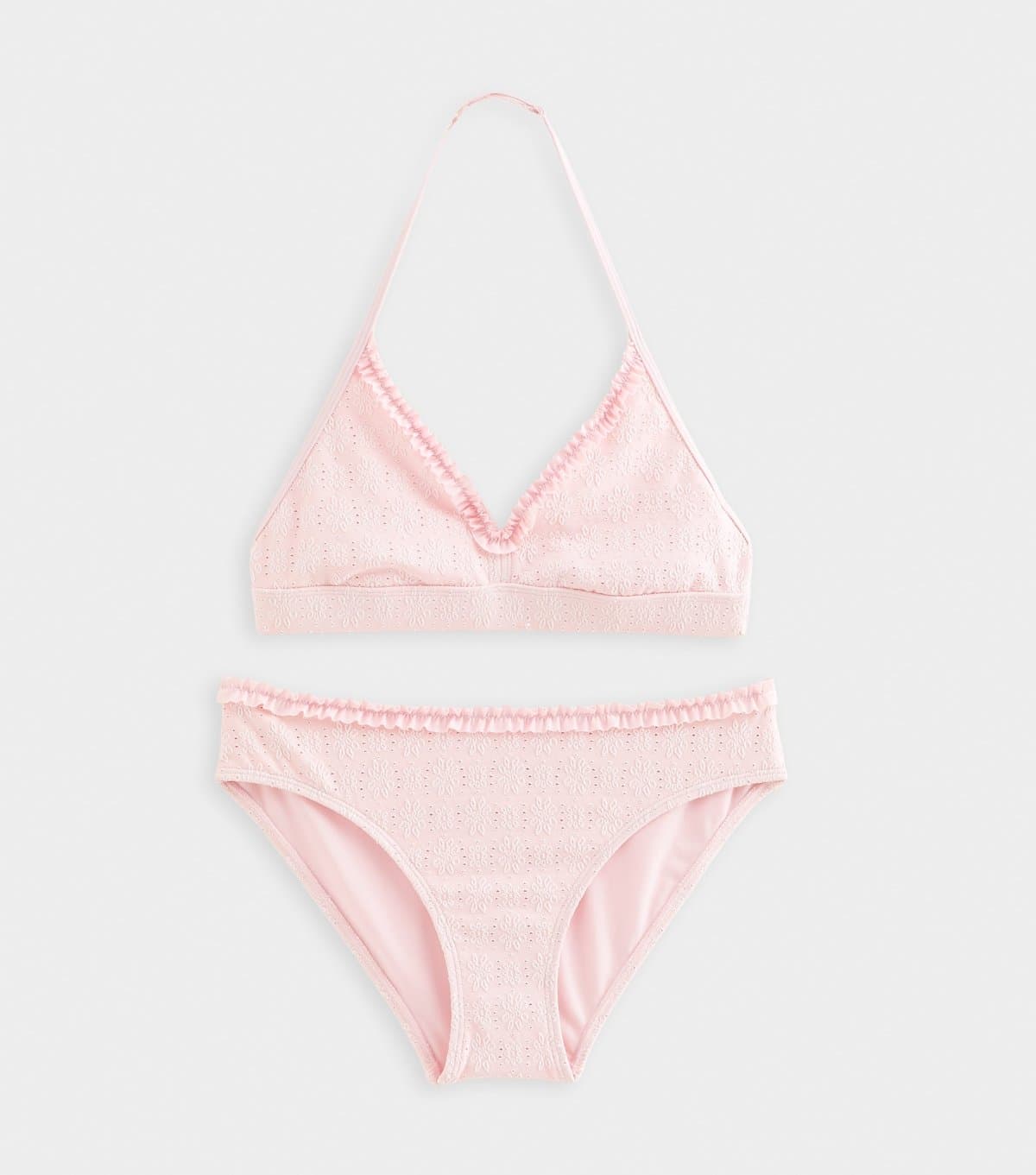 New Look New Look Light Pink Jersey Bikini Set
