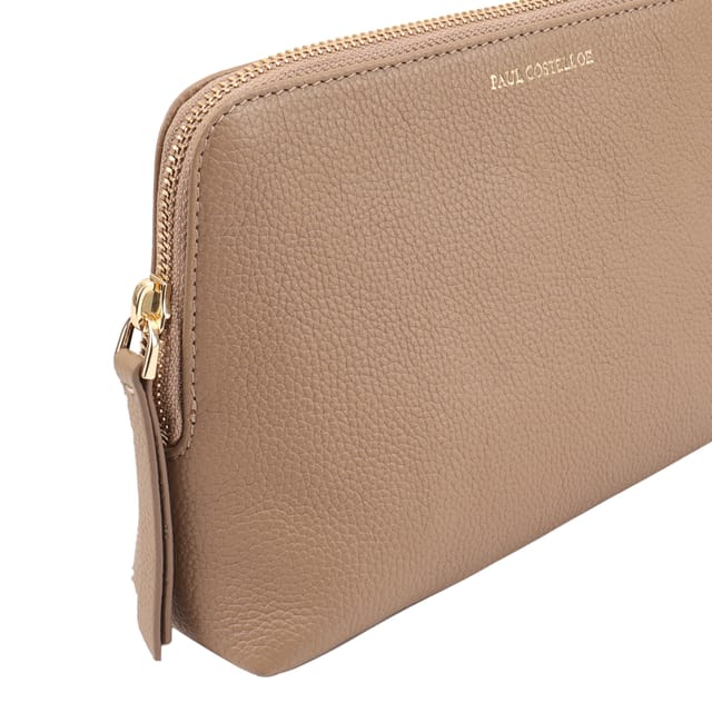 Paul Costelloe Paul Costelloe Women's Meta Leather Pouch in Natural - 2
