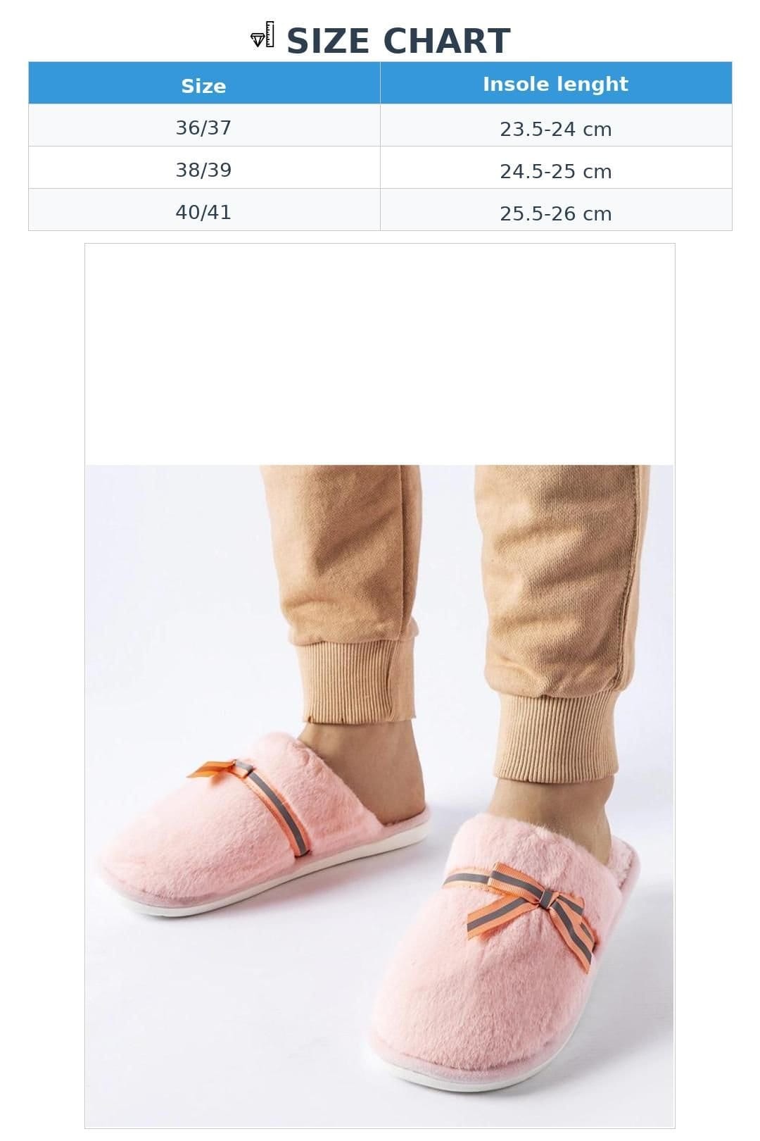 Love Lace Love Lace Women's Warm Slip On Insulated Slippers With Stylish Bow Cozy Wear in Pink - 4