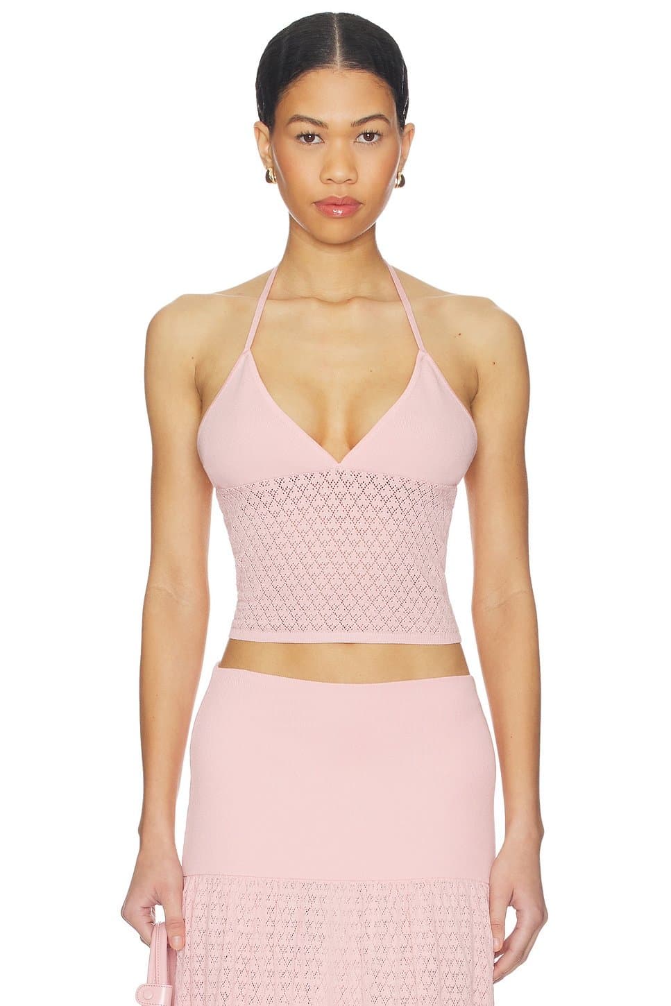 revolve Revolve Avani Knit Top in Baby Pink