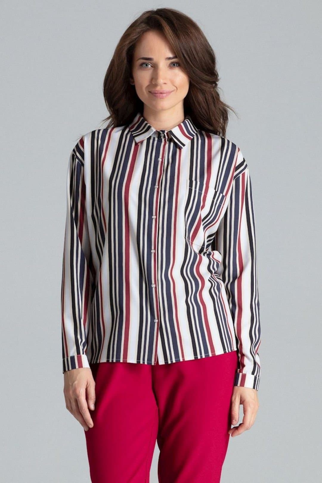Love Lace Love Lace Women's Long Sleeve Button Up Shirt with Pocket