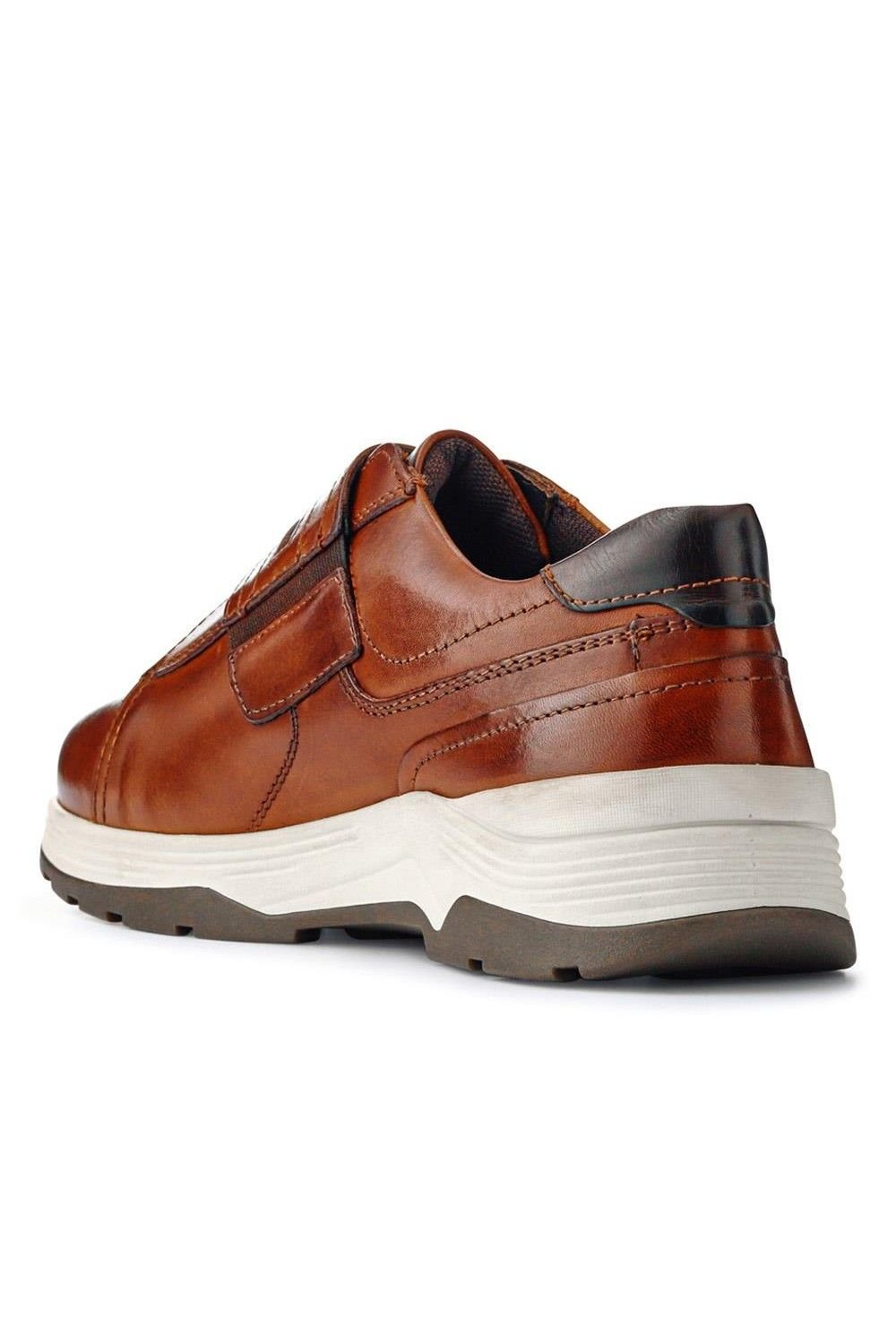 Easyfit Easyfit Men's Wide-Fit Touch-Fasten Shoes in Brown - 3