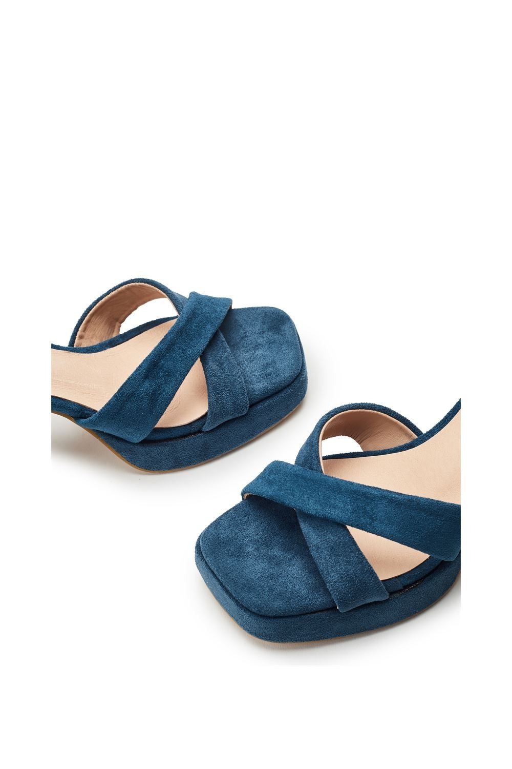 b.soleful b.soleful Women's 'Sarie' Porvair Sandals in Blue - 3