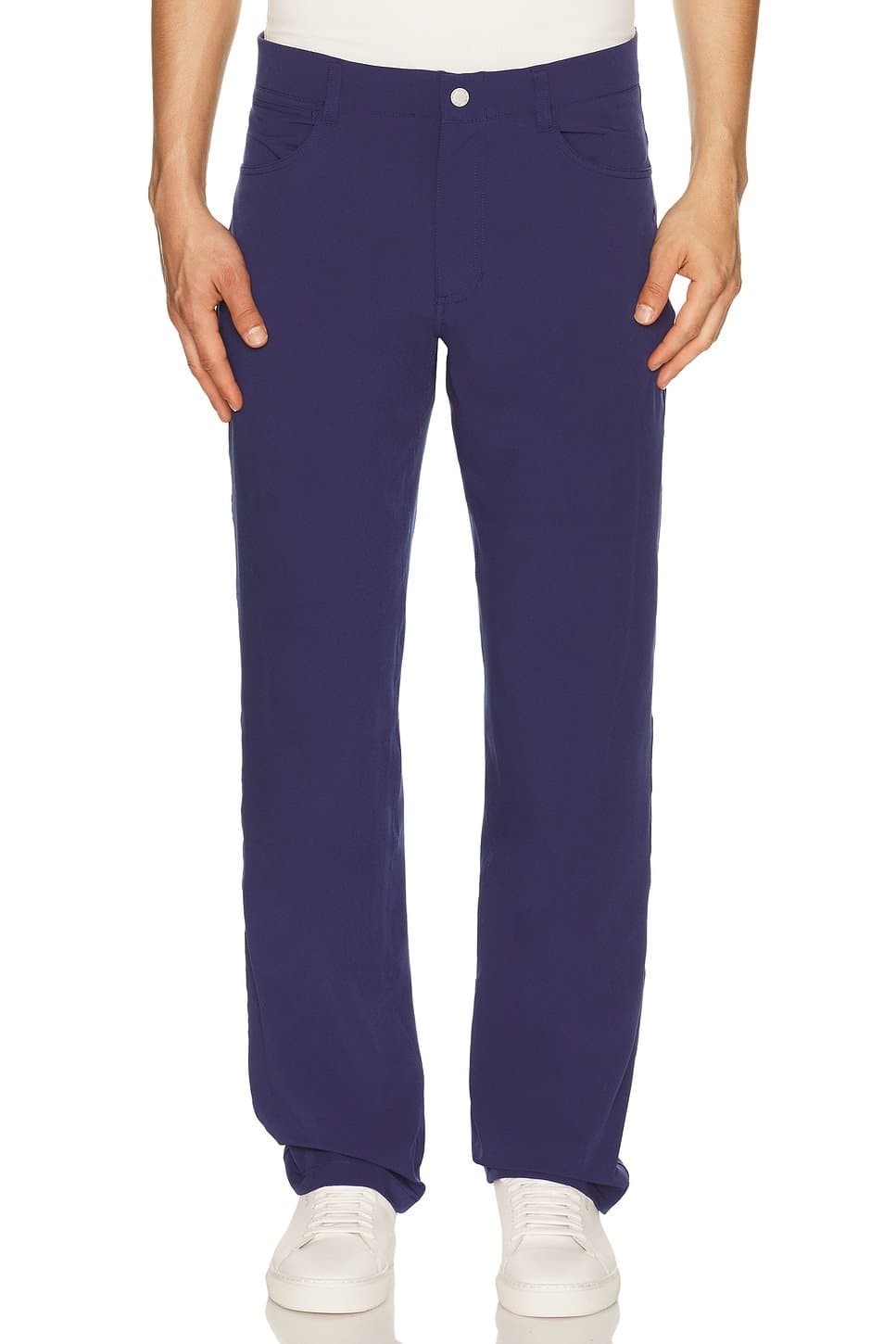 revolve Revolve Navy Cotton Five-Pocket Pants