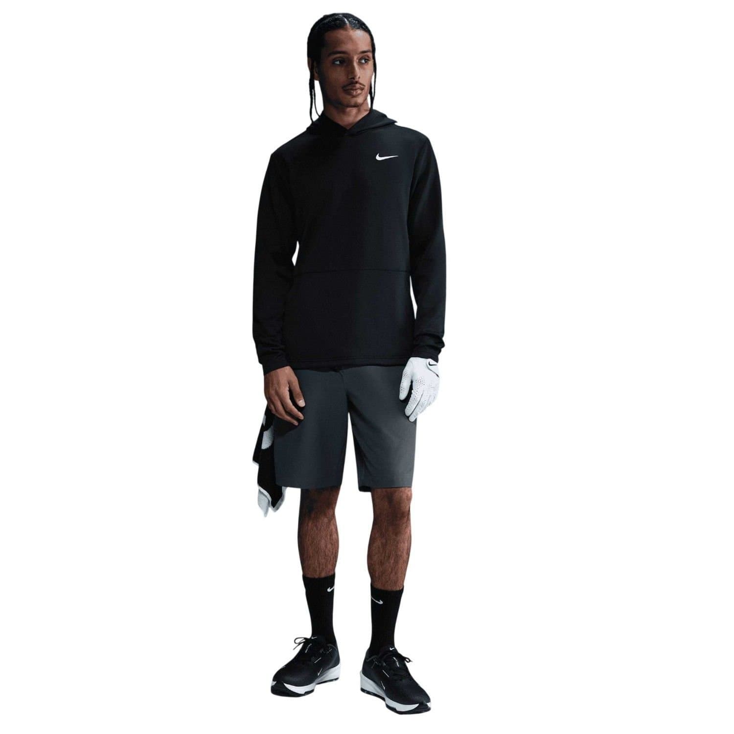 Nike Nike Men's Therma Flex Dri-FIT Golf Hoodie in Black