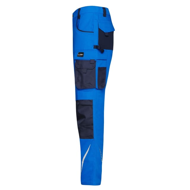 James and Nicholson James and Nicholson Men's Work Trousers in Mid Blue - 3