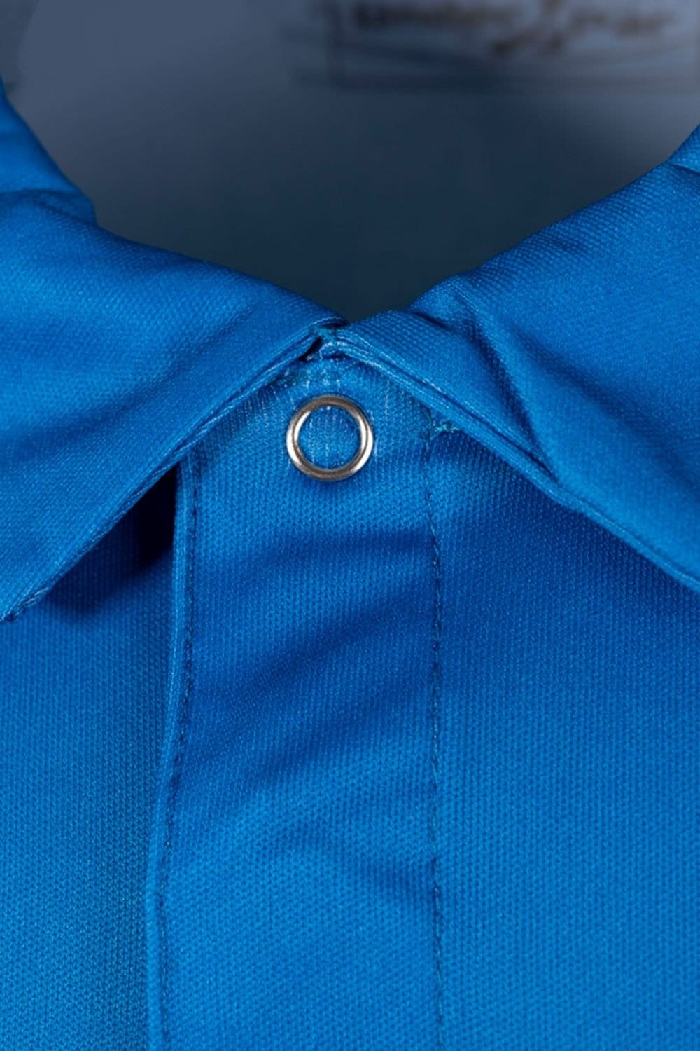 Under Par Under Par Men's Concealed Placket Multi Stripe Polo Shirt in Blue - 4