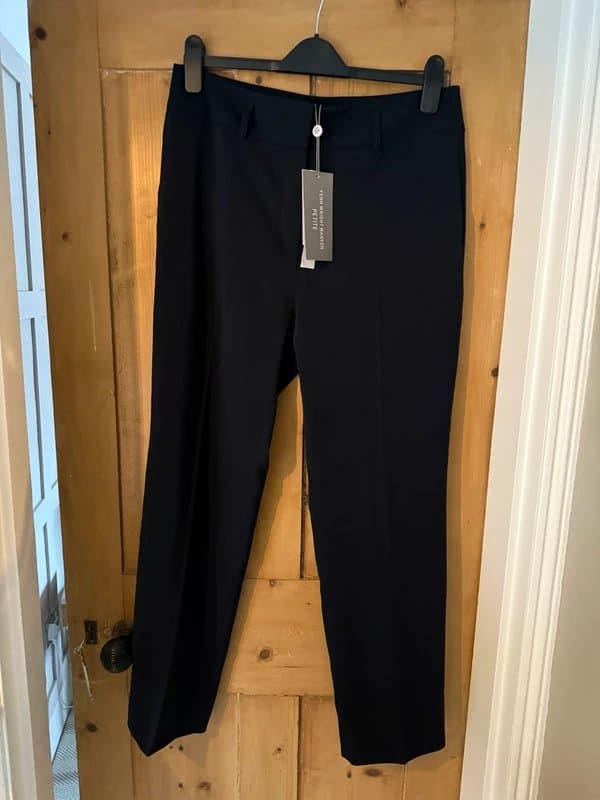 Fenn Wright Manson New Fenn Wright Manson Petite Wide Leg Trousers Navy Size 14 Petite