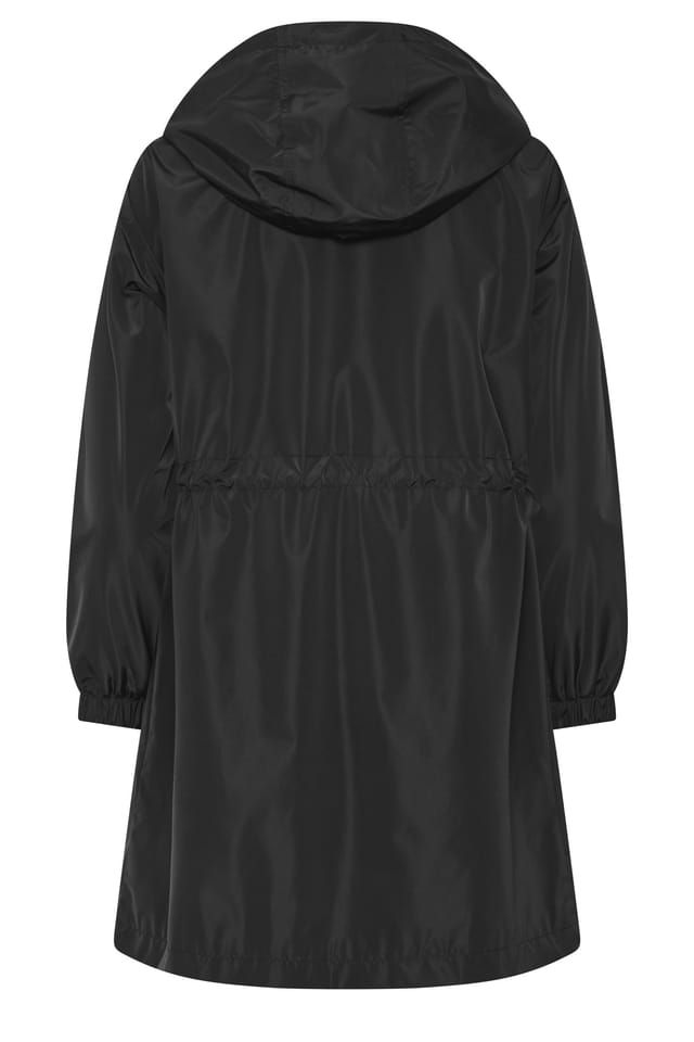 M&Co M&Co Women's Petite Rain Jacket in Black - 3