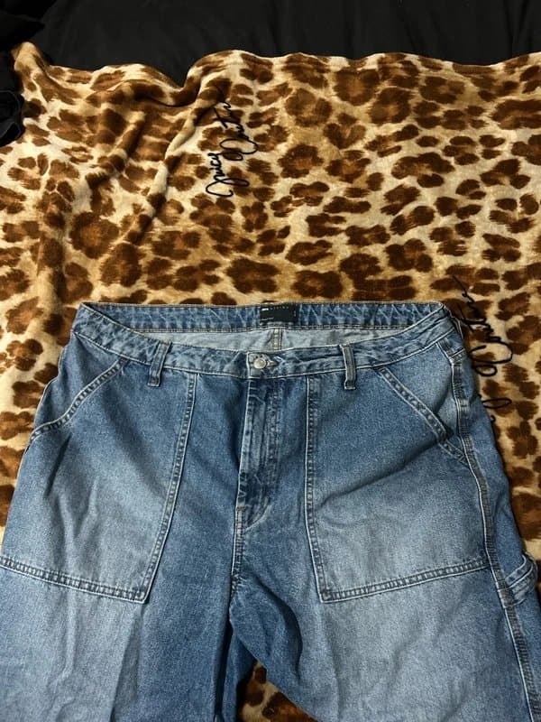 ASOS Denim Wide leg blue jeans
