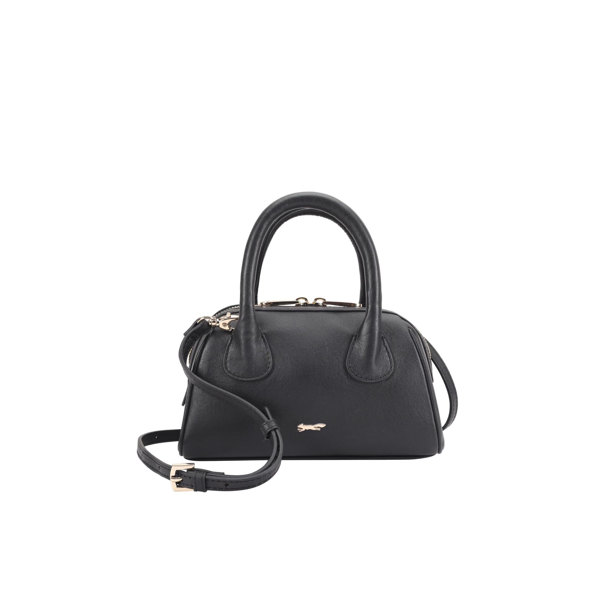 Paul Costelloe Paul Costelloe Women's Astria Leather Crossbody Bag in Black