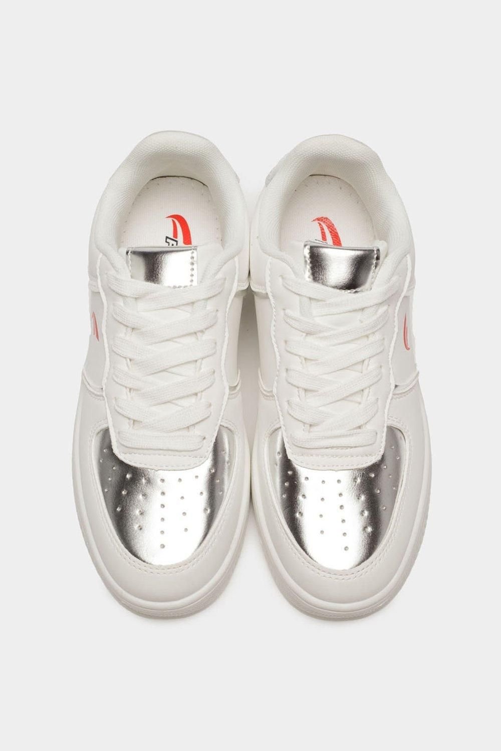 Finily Finily Women's Claire Stylish Trainer in White - 3