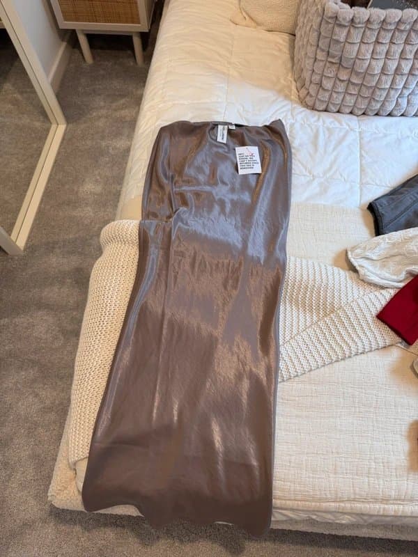 ASOS Satin maxi skirt