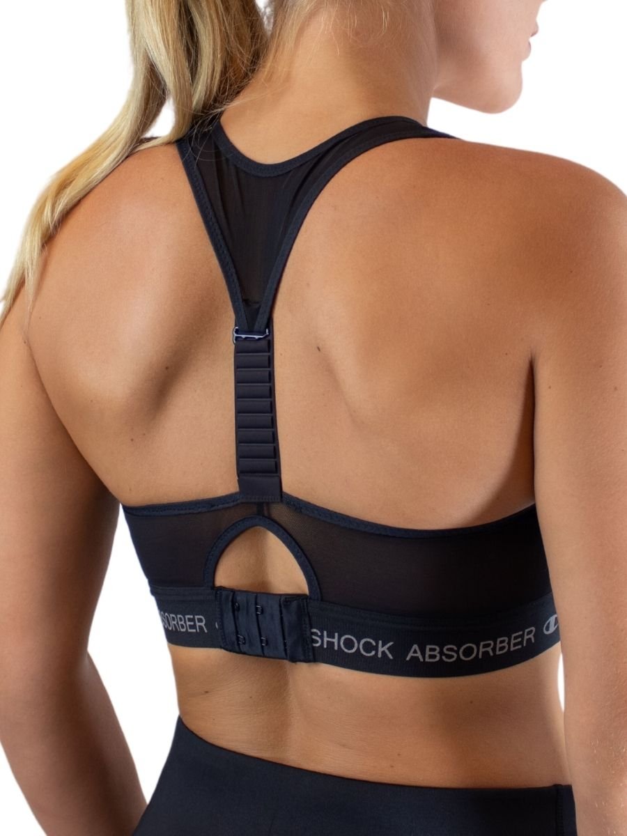 Shock Absorber Shock Absorber Women's InfinitY Power Zip Front Sports Bra in Black - 2