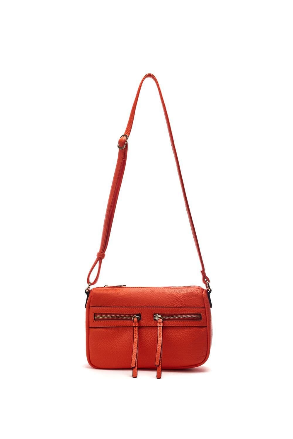 Moda In Pelle Moda In Pelle Orange 'Alex Bag' Shoulder Bag