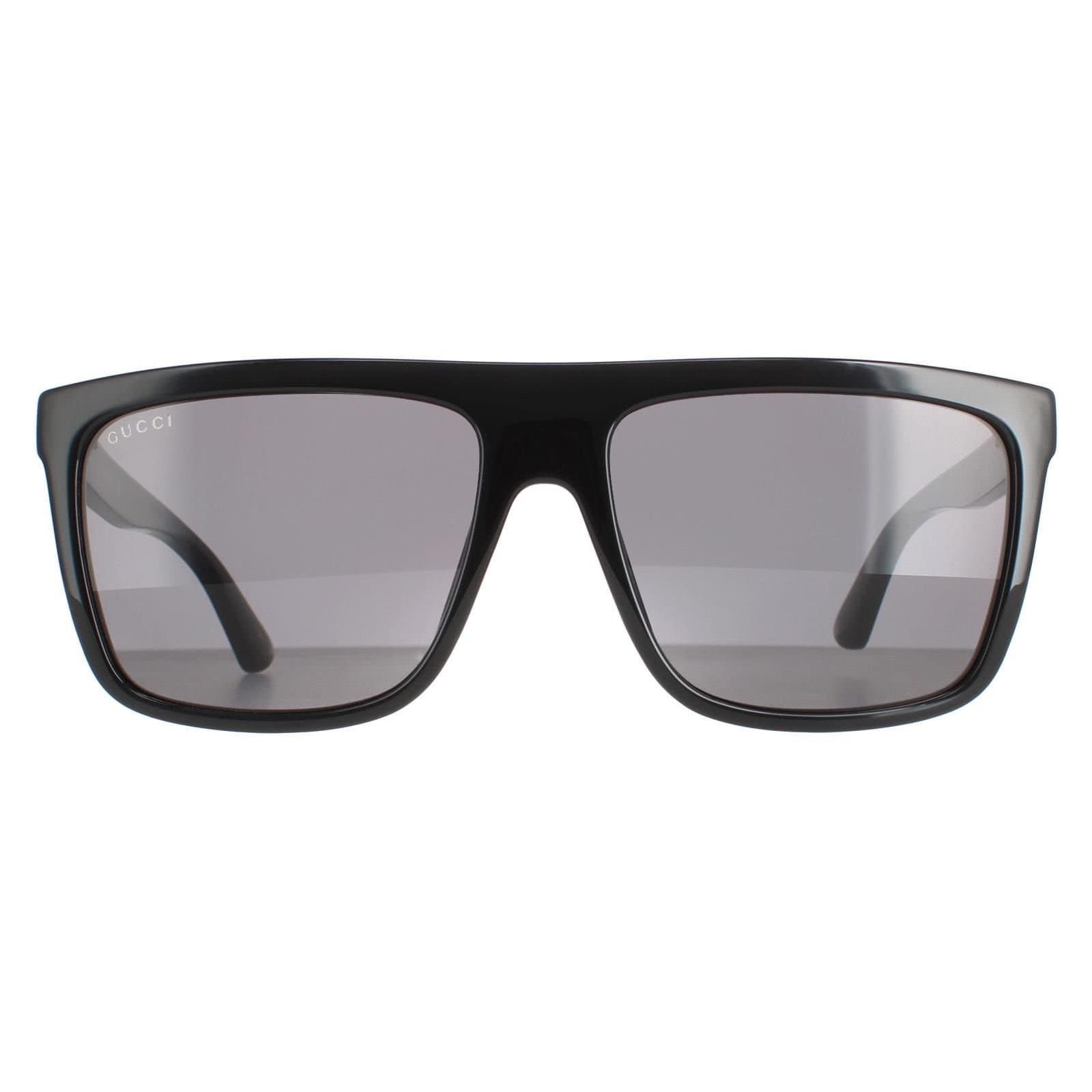 Gucci Gucci Men's Square Black Grey GG0748S Sunglasses