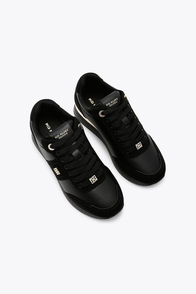 KG Kurt Geiger KG Kurt Geiger Women's 'Lina Laceup' Trainers in Black - 2