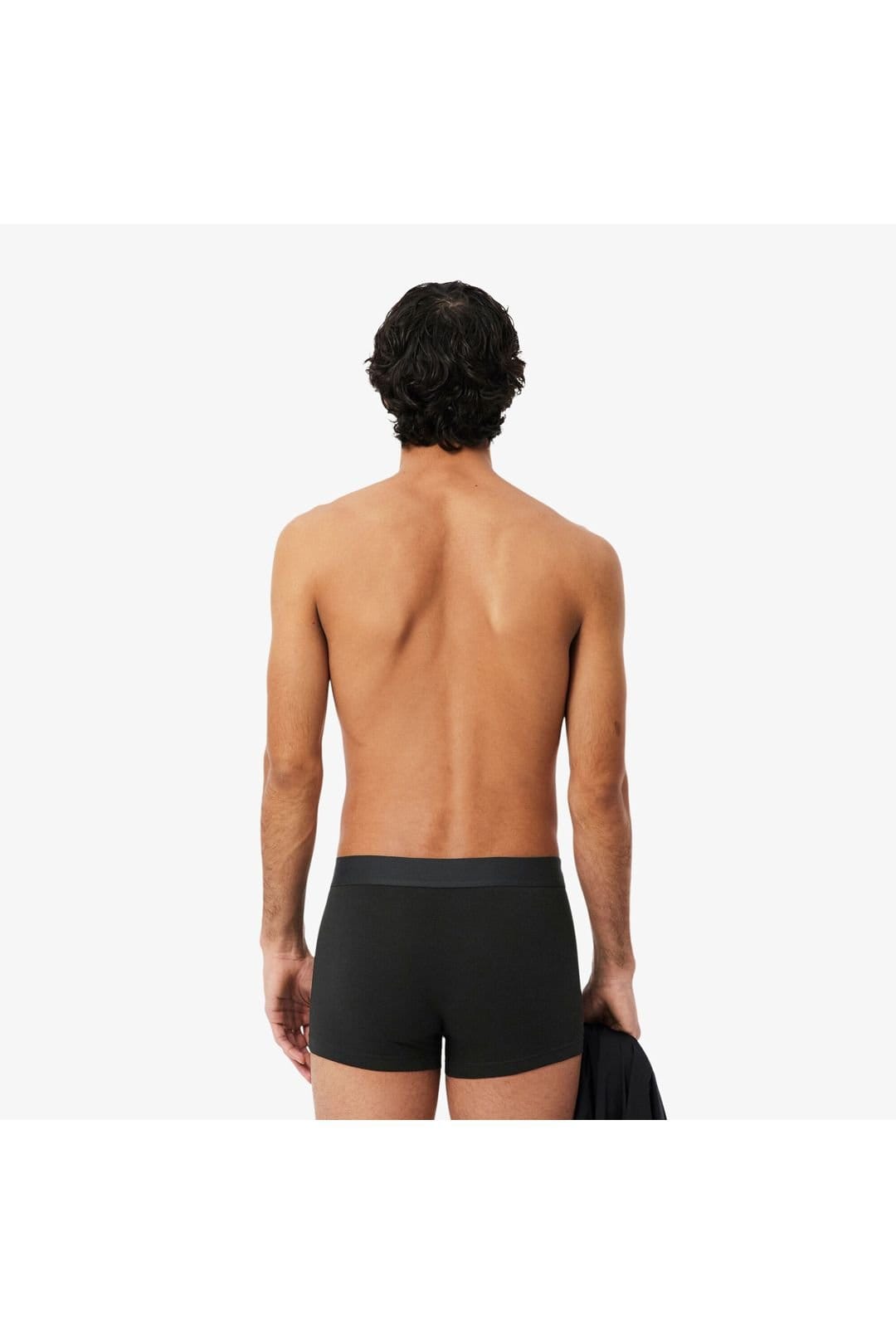 Lacoste Lacoste Men's 3 Pack Trunks Black - 4