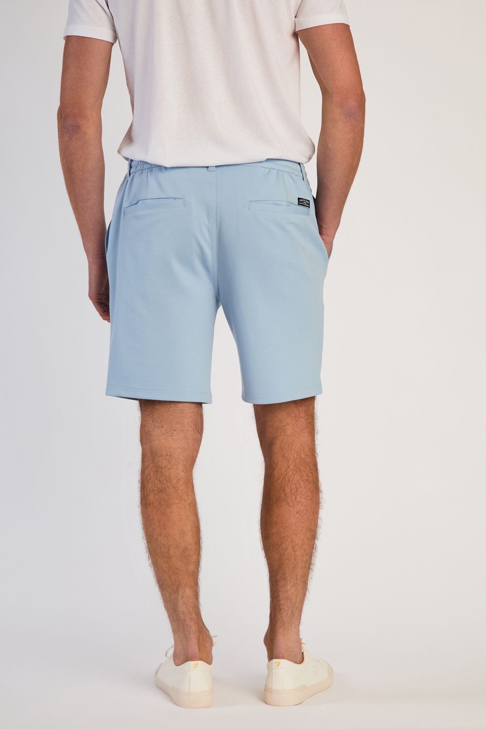 Tokyo Laundry Tokyo Laundry Men's Jersey Shorts with Drawstring in Baby Blue - 2