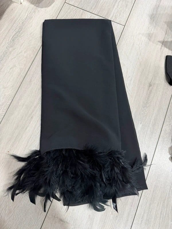 ASOS chiffon feathered hijaab - 1