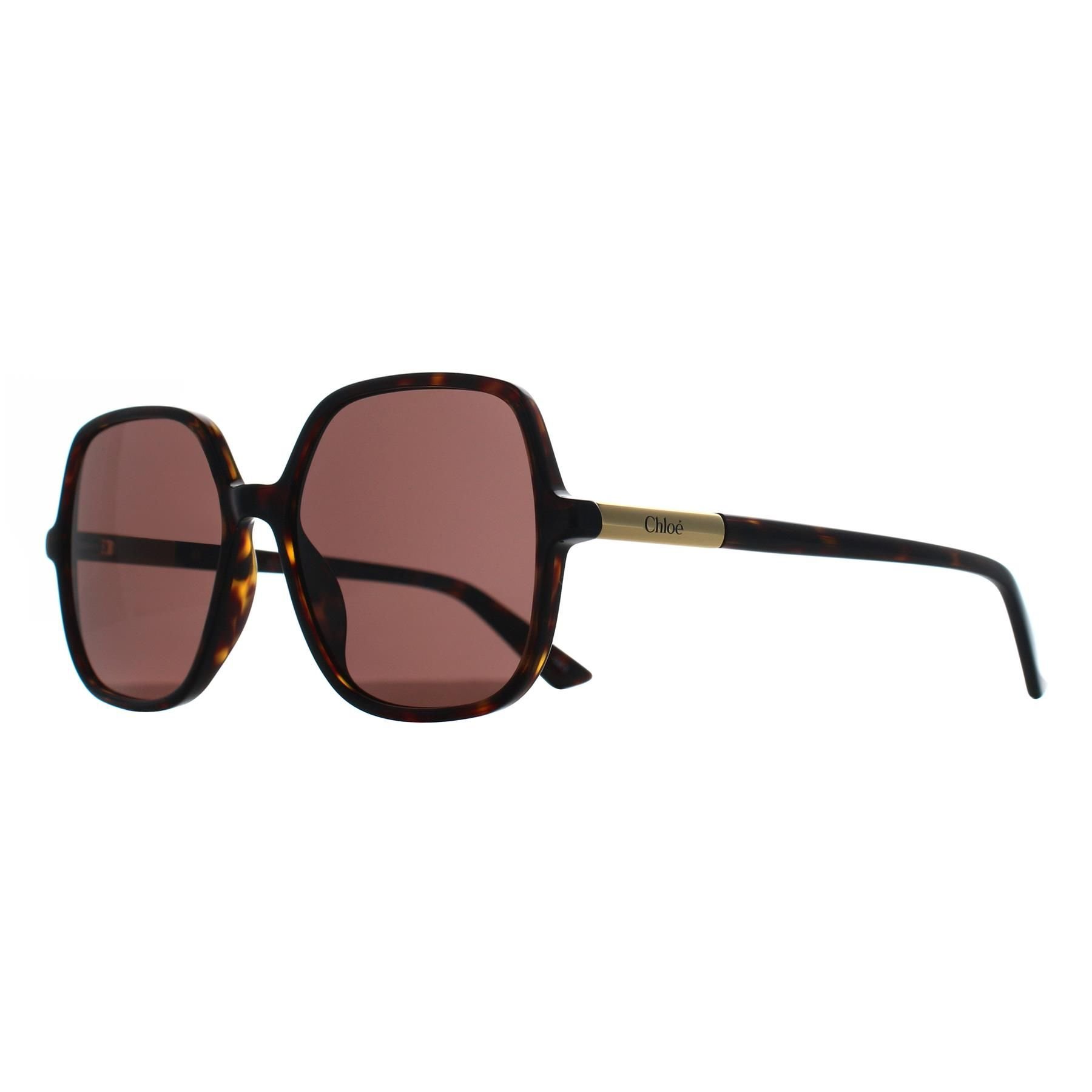 Chloé Chloé Women's Square Dark Havana Brown CH0362S - 2