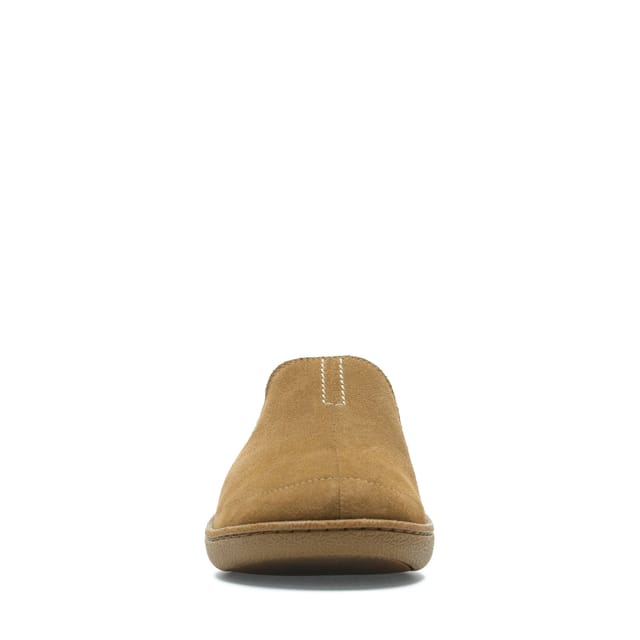 Clarks Clarks Men's Home Mocc Slipper Tan Suede Slip Ons, Slippers in Brown - 3