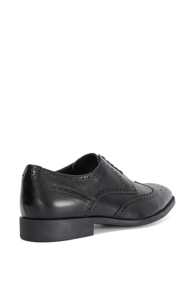 Dune London Dune London Men's Wide Fit 'Sunni' Leather Derbies in Black - 3