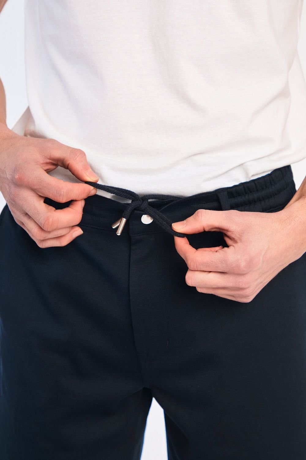 Tokyo Laundry Tokyo Laundry Men's Jersey Shorts with Drawstring in Navy - 3