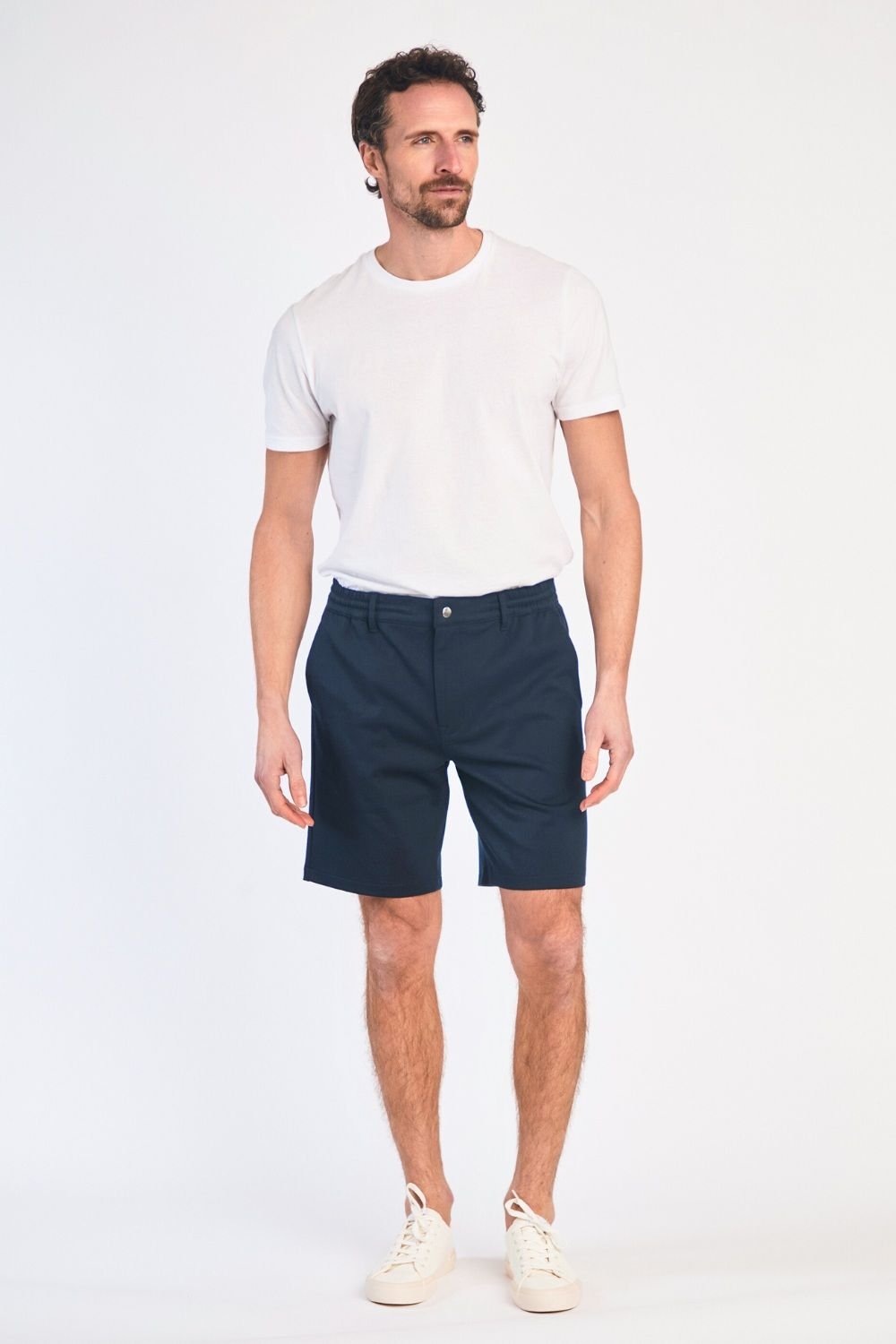 Tokyo Laundry Tokyo Laundry Men's Jersey Shorts with Drawstring in Navy - 4