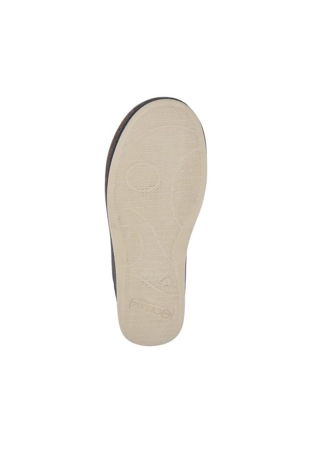 Pavers Pavers Men's Easy Step In Extra Wide Memory Foam Slippers in Brown - 3