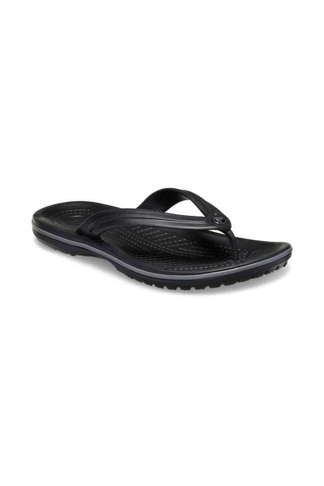 Crocs Crocs Men's Croc Band Flip Black/Slate Grey in Black - 2