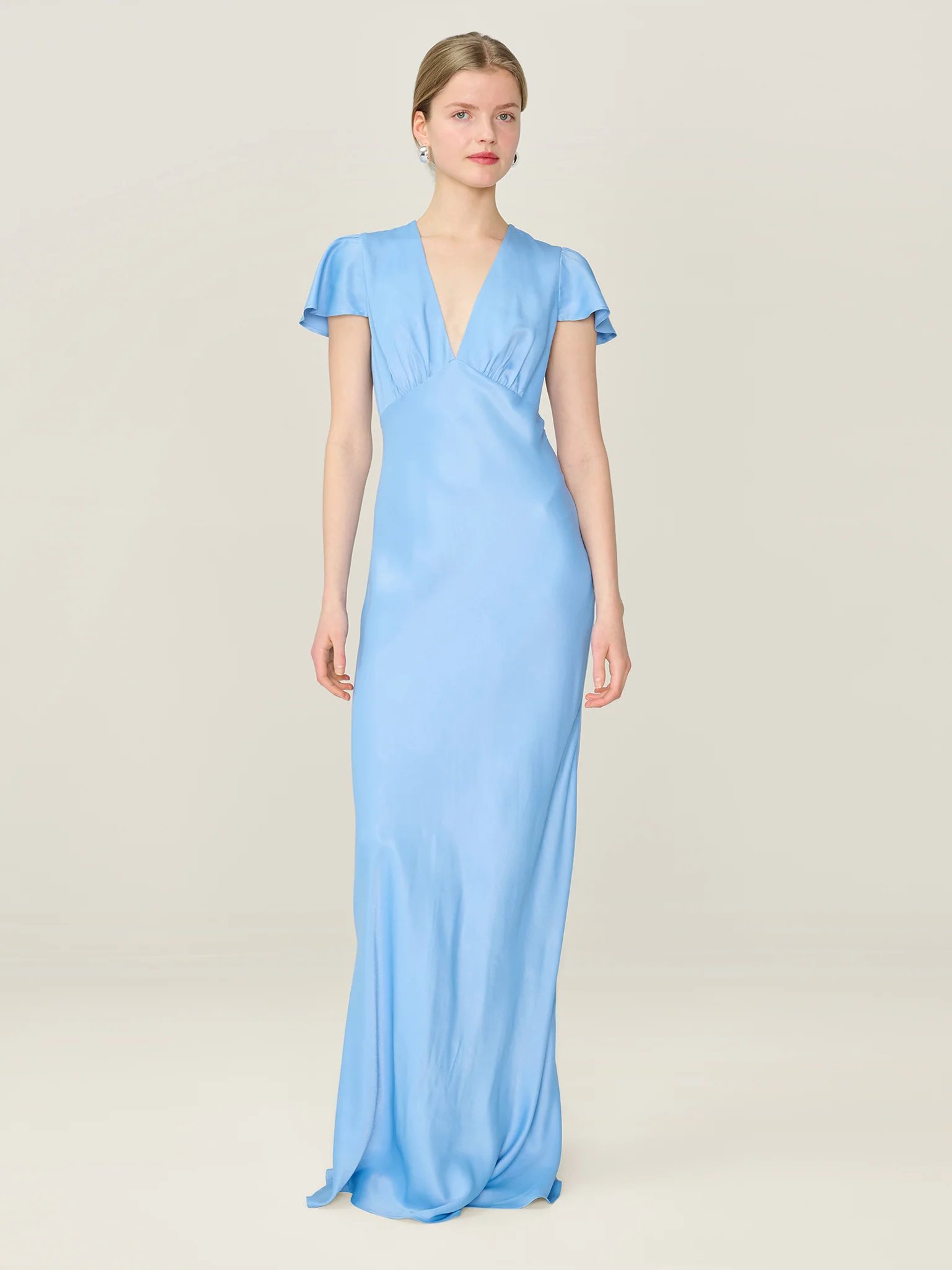 OMNES Fai Dress in Vista Blue - 2