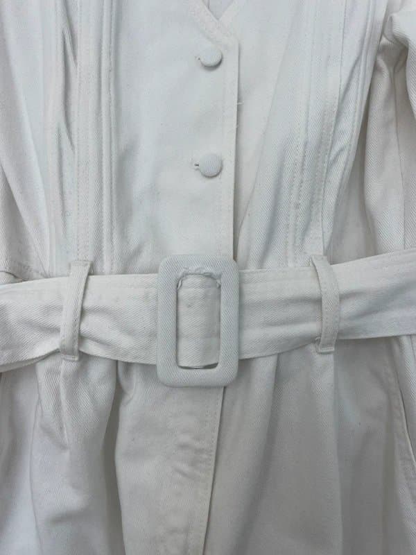 Never Fully Dressed Never fully dressed white denim playsuit