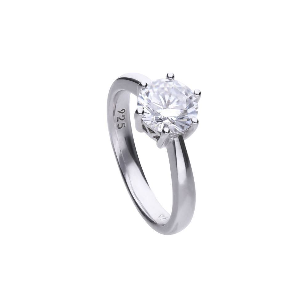 diamonfire Diamonfire Women's R3622-16 Carats Ring in Silver - 1