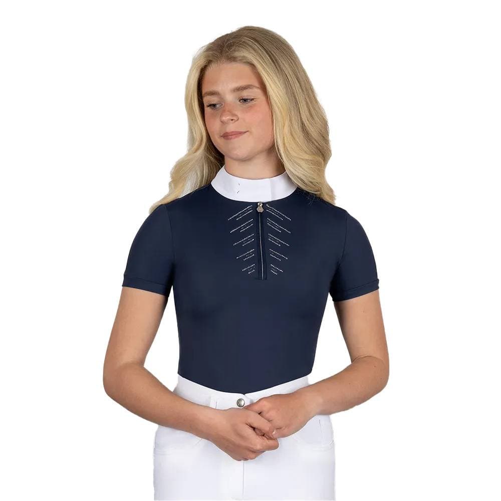 Coldstream Coldstream Women's Harthill Diamante Show Shirt in Navy