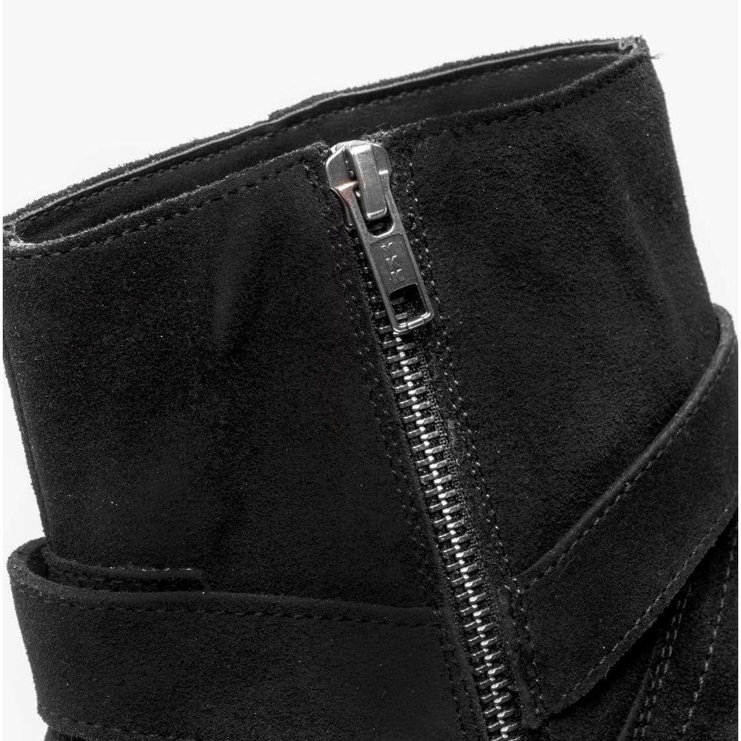 Club Cubano Club Cubano Men's Raul Zip Cuban Heel Ankle Boots in Black - 4