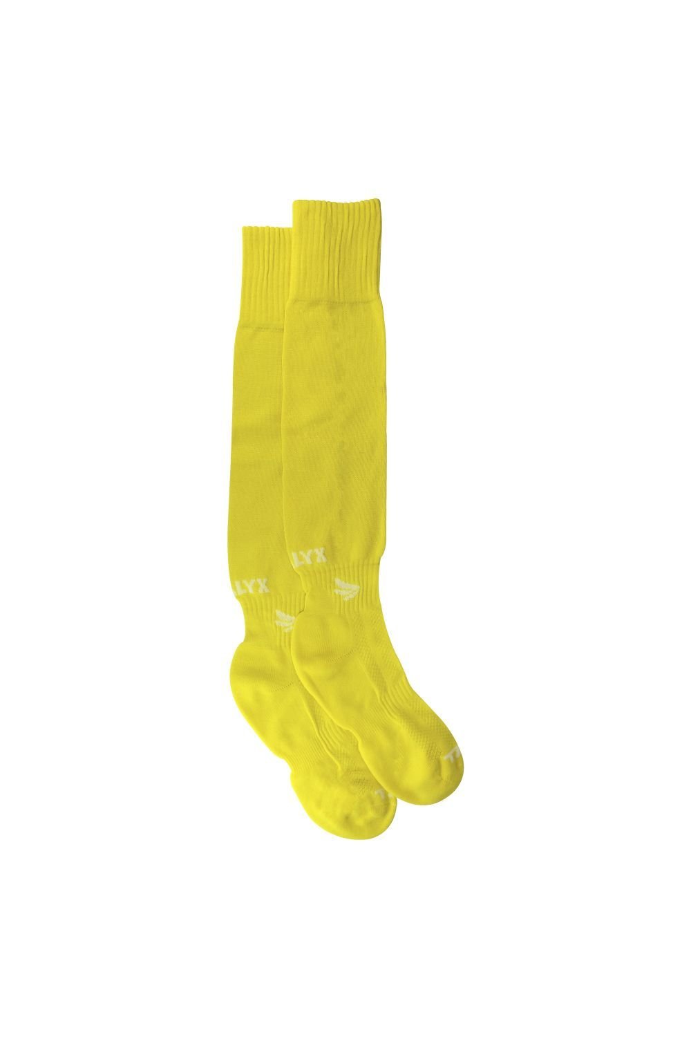 TALYX TALYX Men's 1 Pack Cushioned Moisture Wicking Football Socks in Yellow - 2