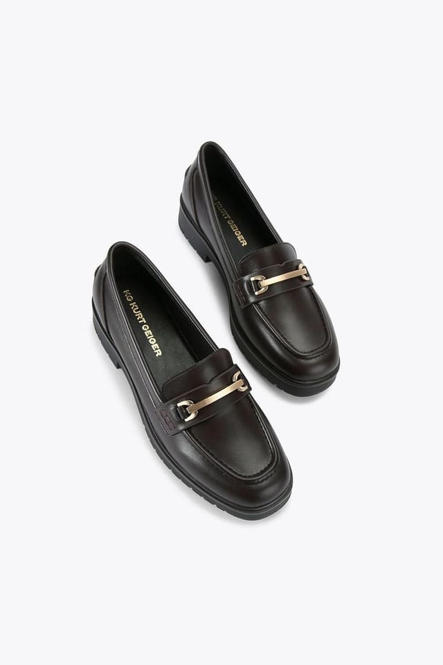 KG Kurt Geiger KG Kurt Geiger Women's 'Molly' Leather Flats in Brown - 2