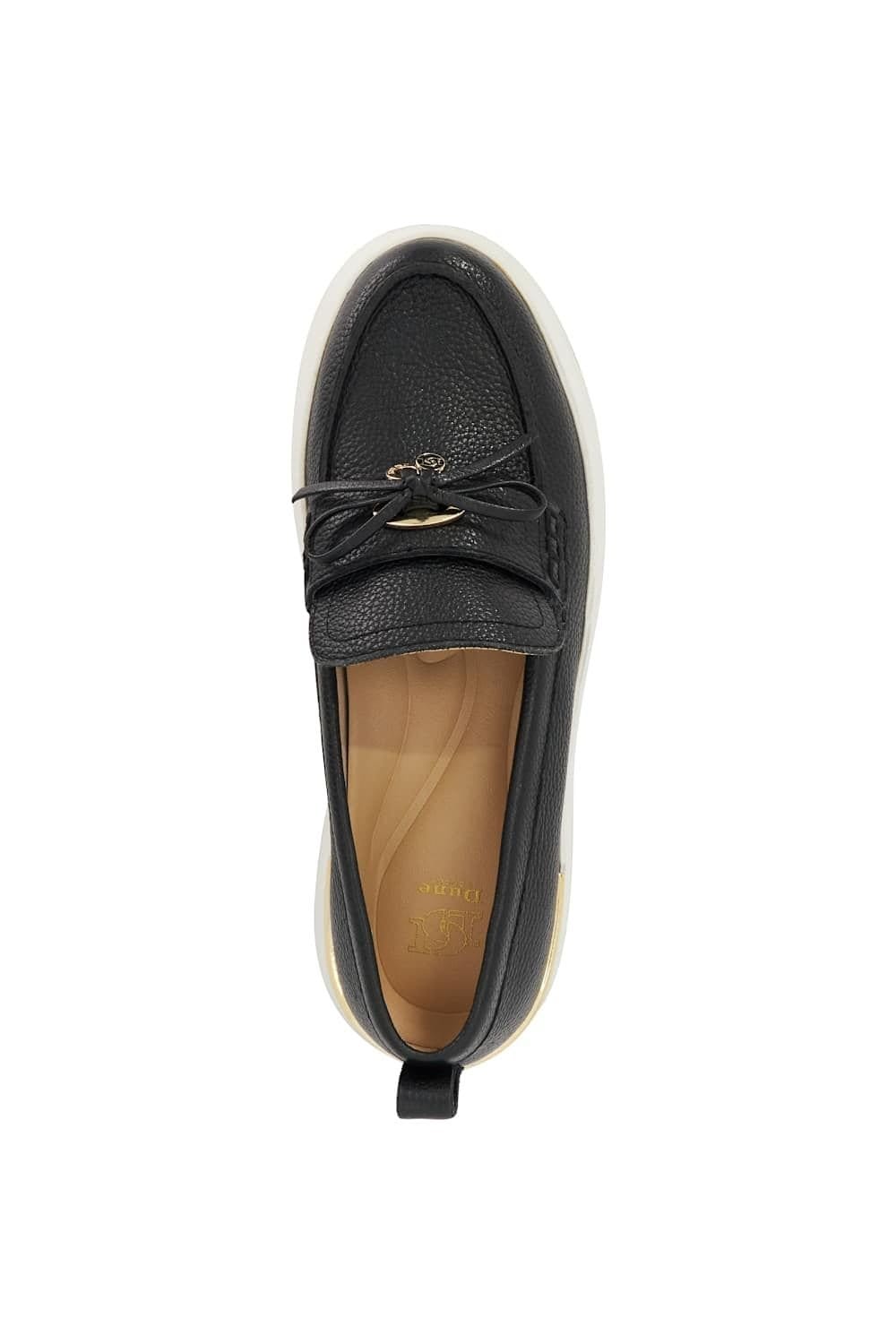 Dune London Dune London Women's 'Glide' Leather Loafers in Black - 4