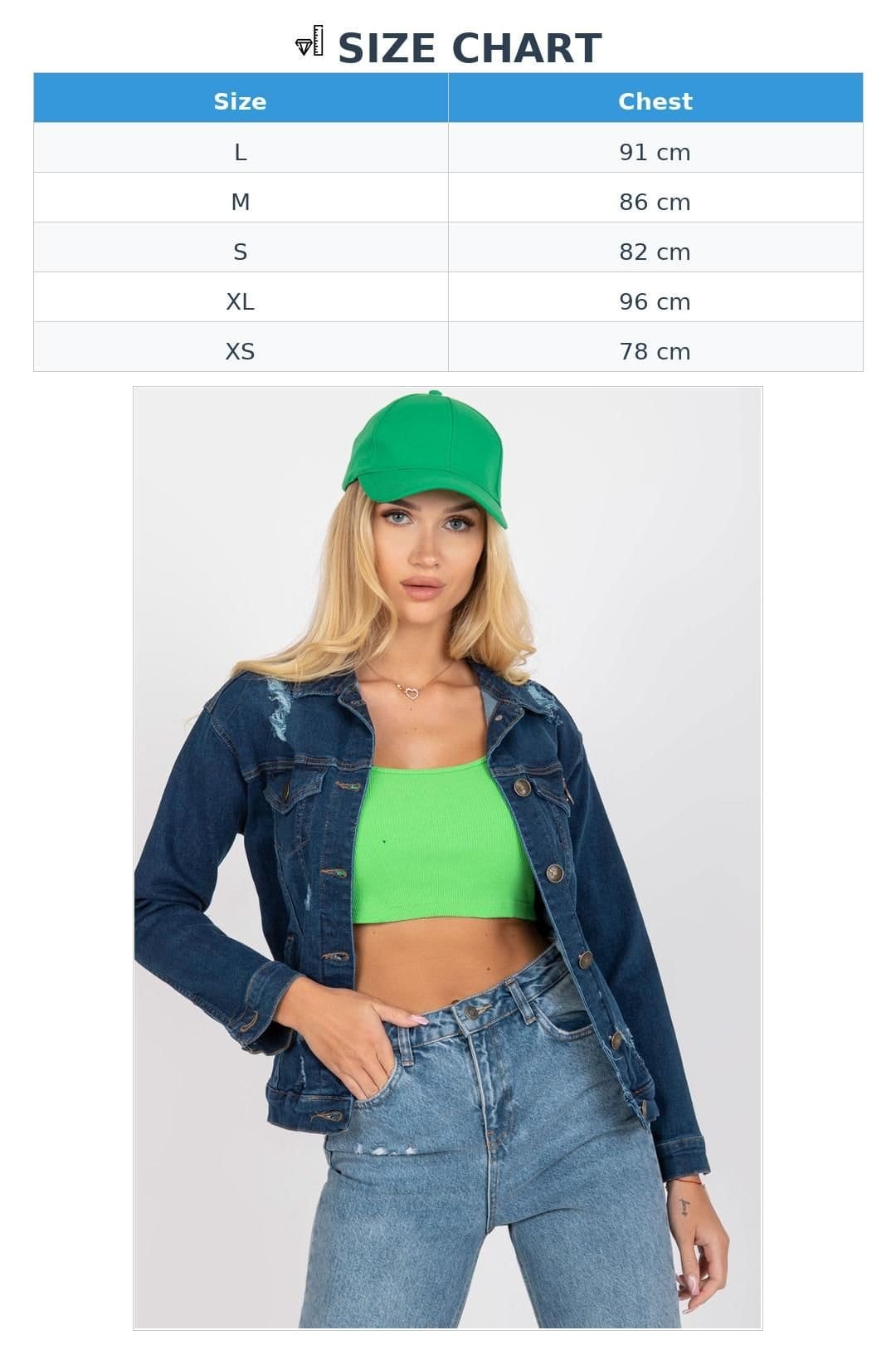 Love Lace Love Lace Women's On Trend Denim Jacket with Pocket Styling in Blue - 4