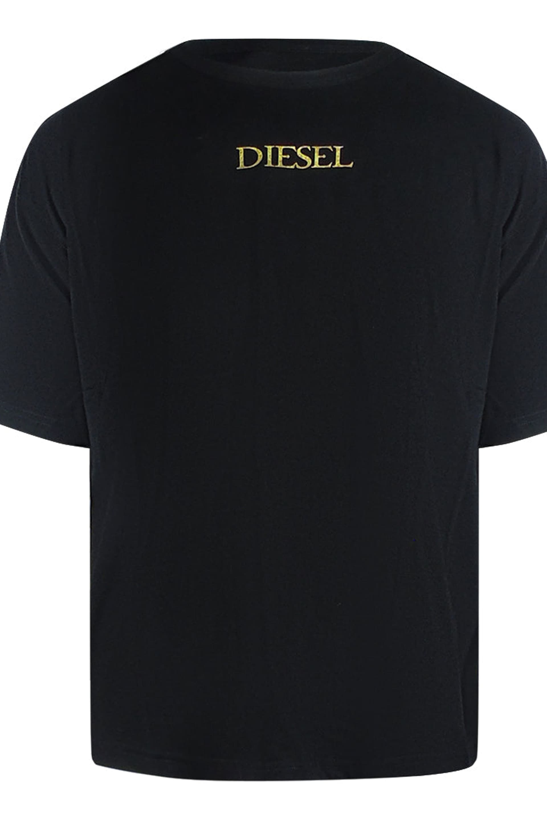 Diesel Diesel Men's Short Sleeve Round T-shirt in Black