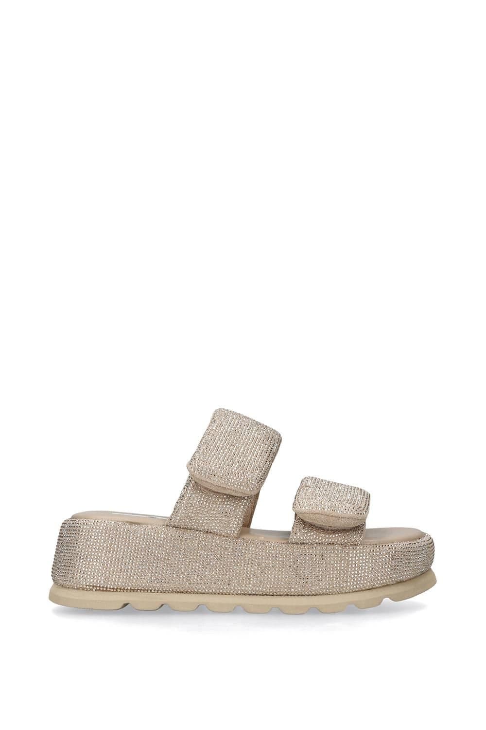 Steve Madden STEVE MADDEN Women's 'Tokiyo Gold' Sandals in Gold