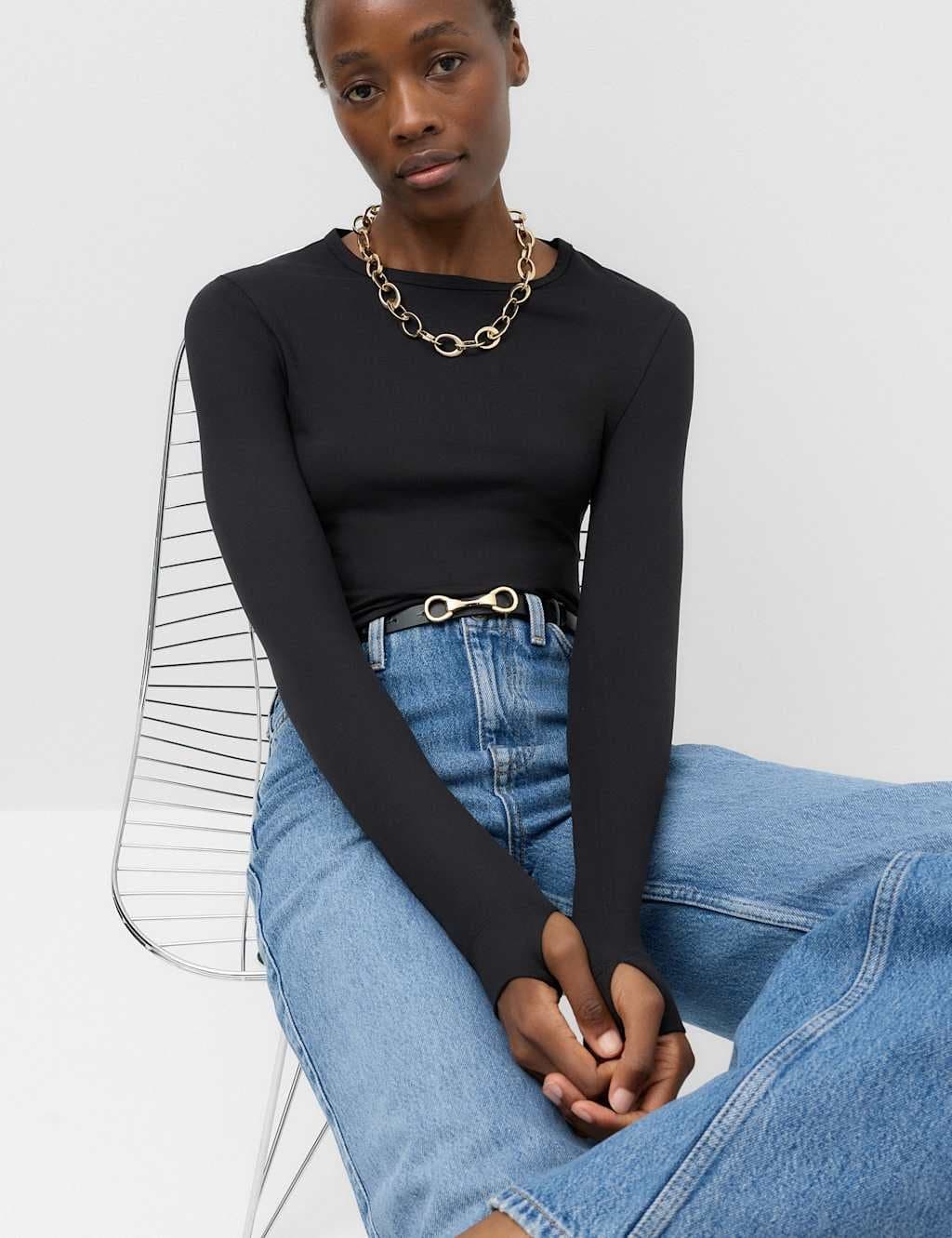 Marks & Spencer M&S Soft Touch Top Black