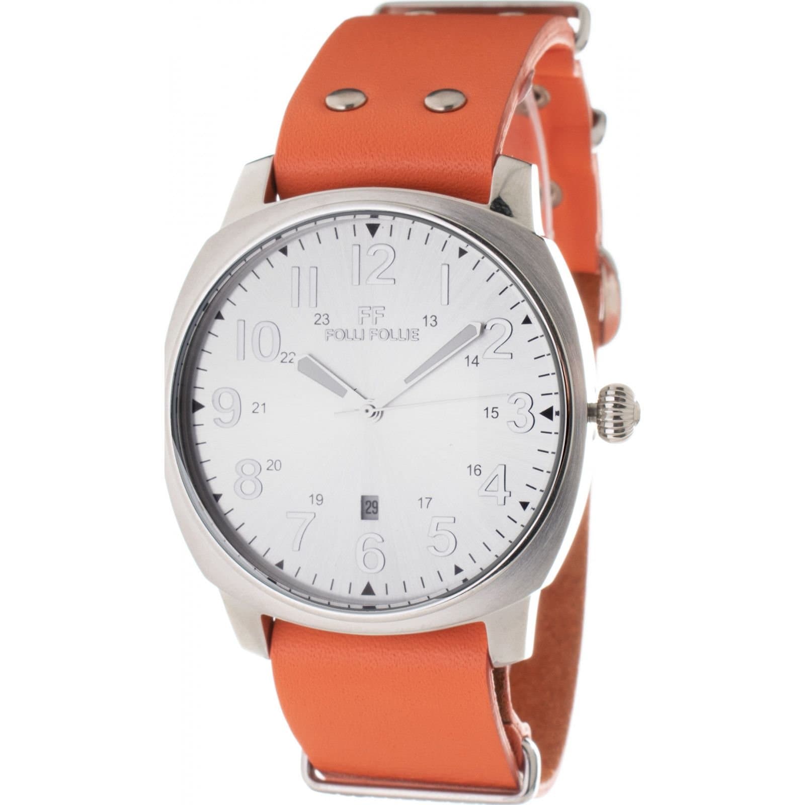 Folli Follie Folli Follie Men's WT14T0015DNA 40mm Quartz Watch in Orange