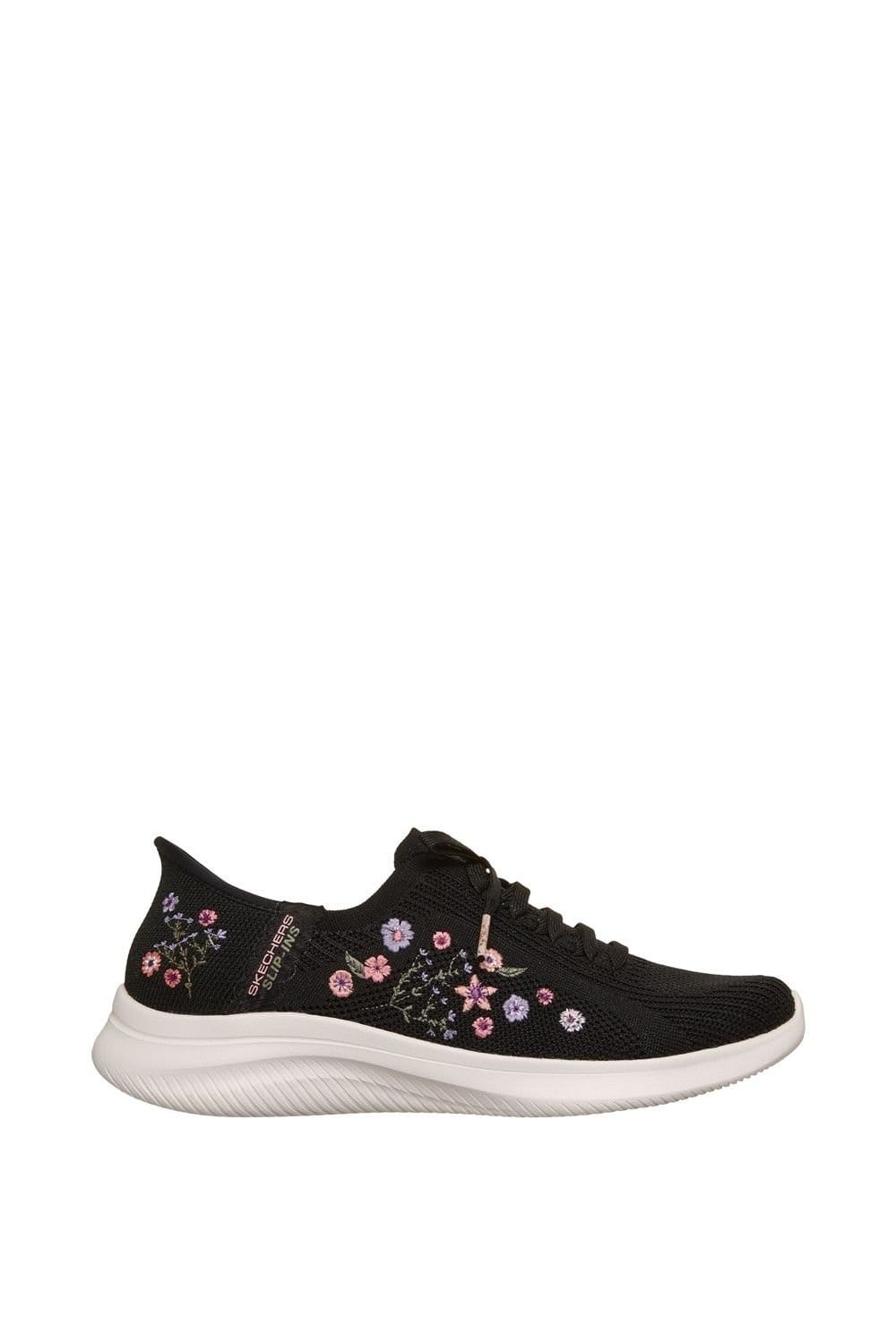 Skechers Skechers Women's Ultra Flex 4.0 Sweet Petals Trainer in Black - 4