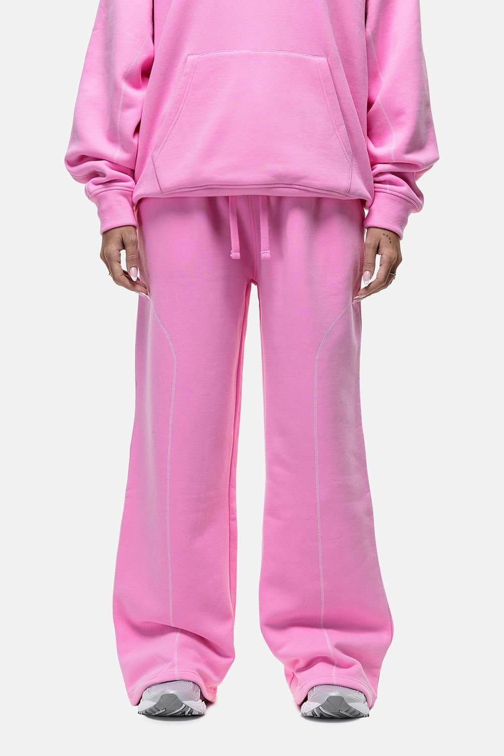 Good For Nothing Good For Nothing Women's Contrast Stitch Relaxed Jogger in Pink